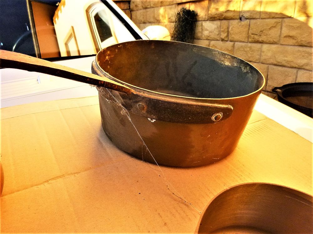 Ancienne batterie poilons Dame Jeanne pour professionnel Cuisine