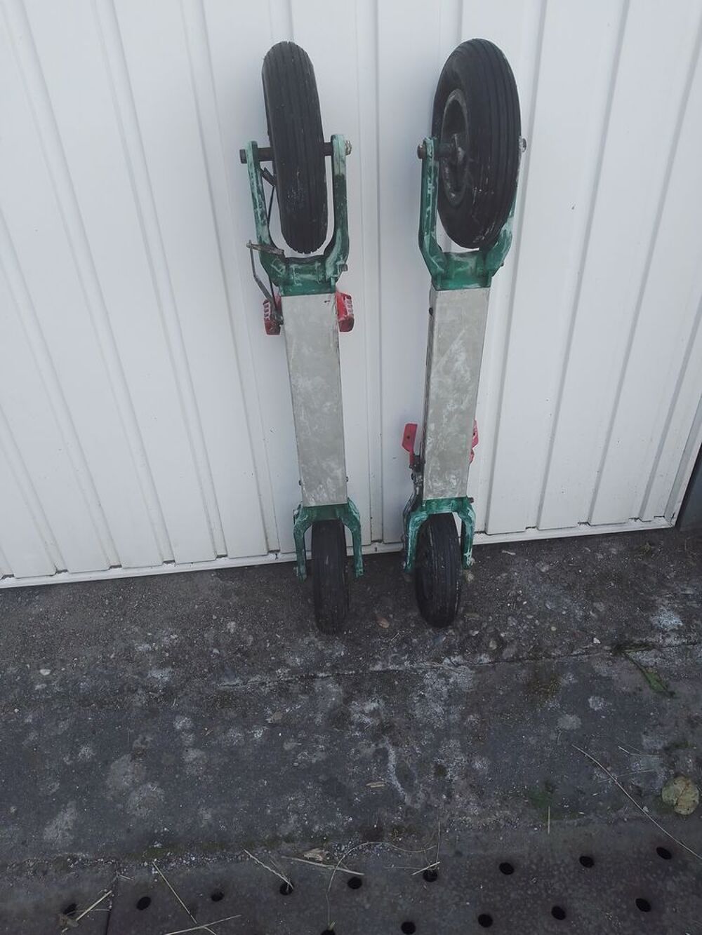 Skis &agrave; roulettes . Sports