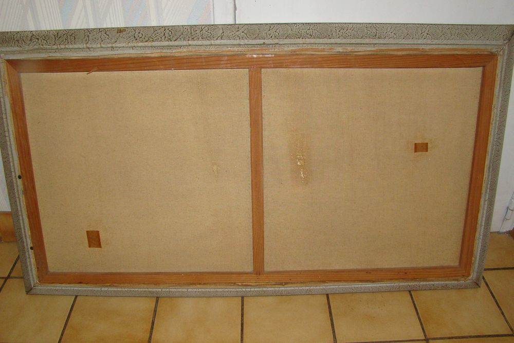 Tableau huile sur toile Chalet au bord d'un lac de montagne Décoration