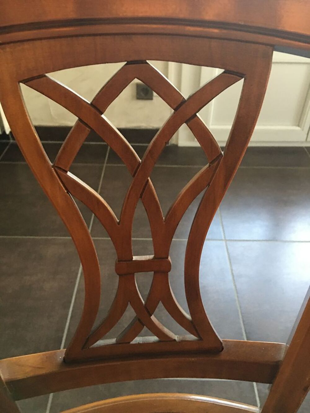 4 chaises TROTEL en merisier Meubles