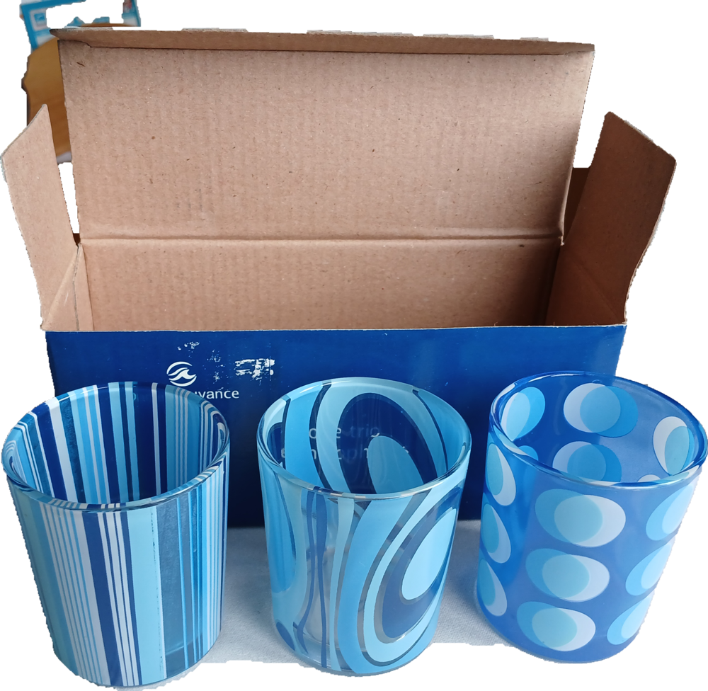 TRIO DE PHOTOPHORES DANIEL JOUVANCE	 D�coration