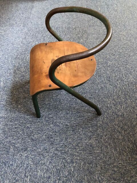 Ancienne chaise d'cole vintage 60 Poitiers (86)
