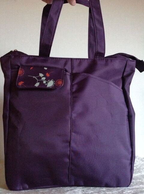 SAC CABAS VIOLET NEUF Envoi Possible 12 Tr�gunc (29)