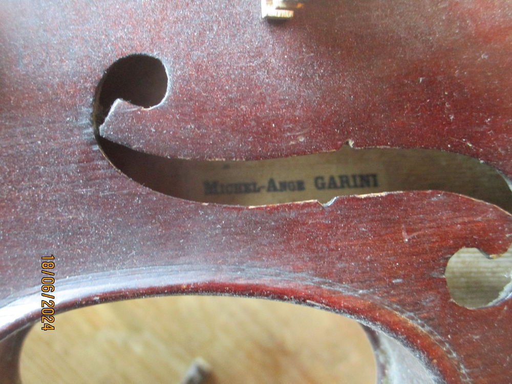 Violon Mirecourt 3/4 &agrave; r&eacute;parer Instruments de musique