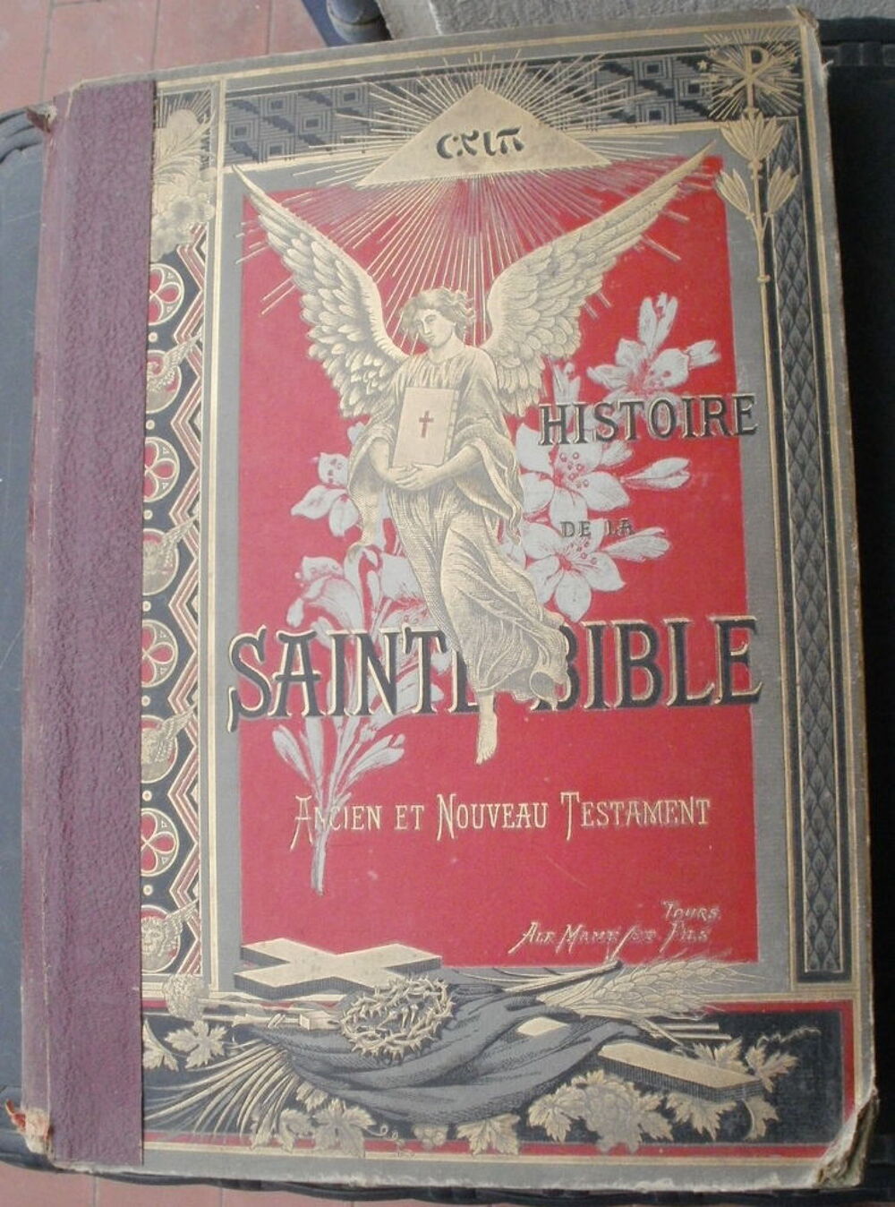 1893 L'abb&eacute; CRUCHET Histoire de la Sainte Bible Livres et BD