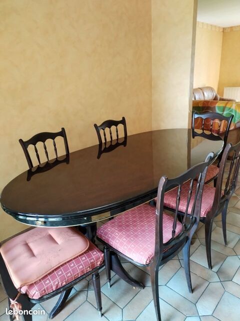 Ensemble salle � manger ann�es 70 - table, 6 chaises, buffet 550 Bondy (93)