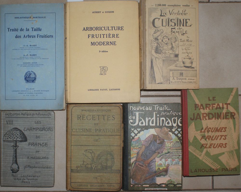 cuisine jardinage arbres champignons Livres et BD
