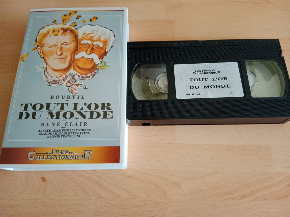 Cassette VHS TOUT L'OR DU MONDE - Bourvil DVD et blu-ray