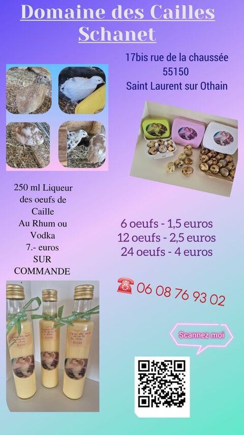 �'ufs �  couver �  Elevage sur commande 0 Saint-Laurent-sur-Othain (55)