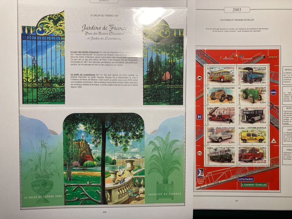 timbres ann&eacute;es compl&egrave;tes 1989/1998 neufs 