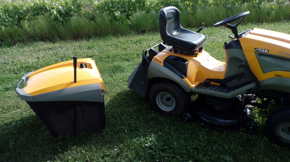 tracteur tondeuse avec ramassage moteur NEUF Jardin