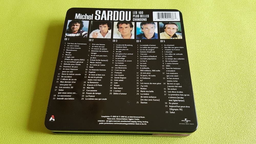 MICHEL SARDOU CD et vinyles