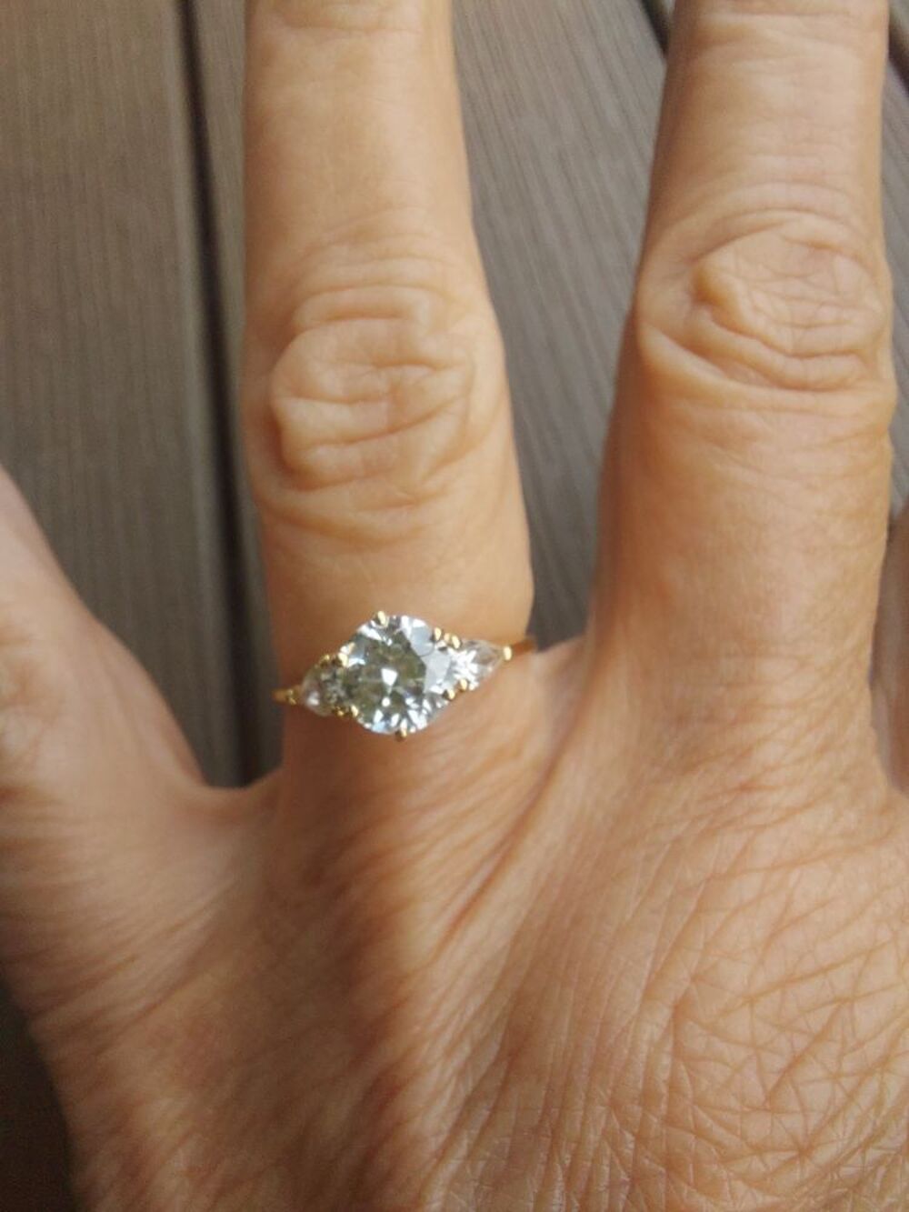 Bague or &amp; zirconium Bijoux et montres