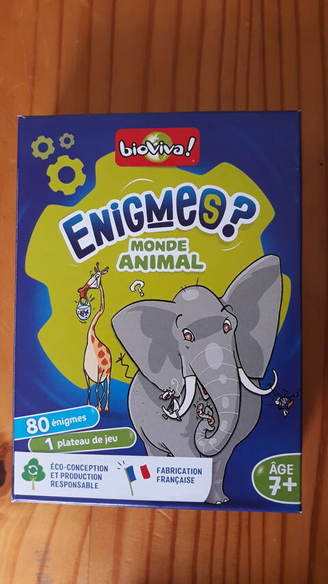 Enigmes Monde animal Bioviva (jeu de cartes) 7 couflant (49)