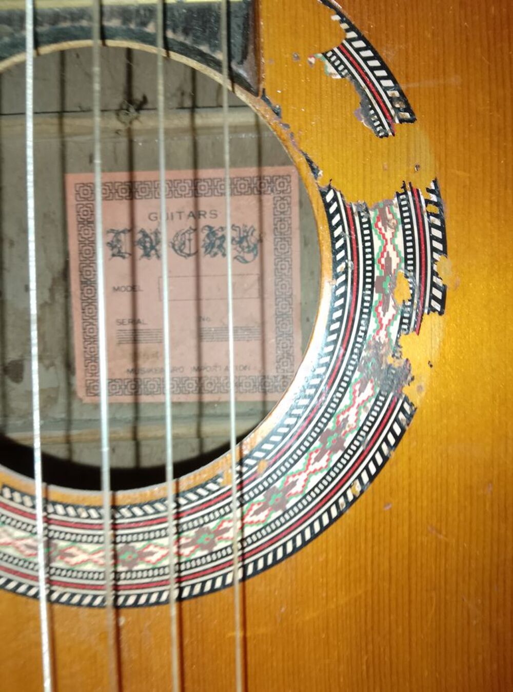 Guitare cordes compl&egrave;te pr&ecirc;te a jouer Instruments de musique