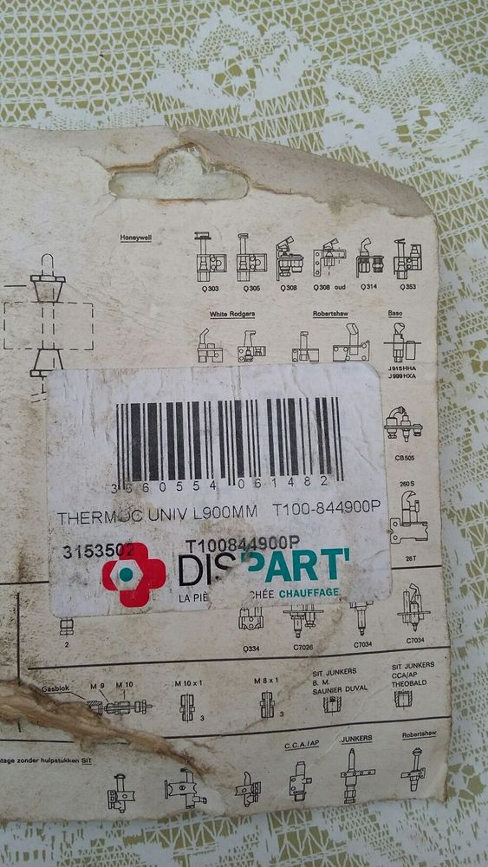 thermocouple de chauffage gaz propane Bricolage