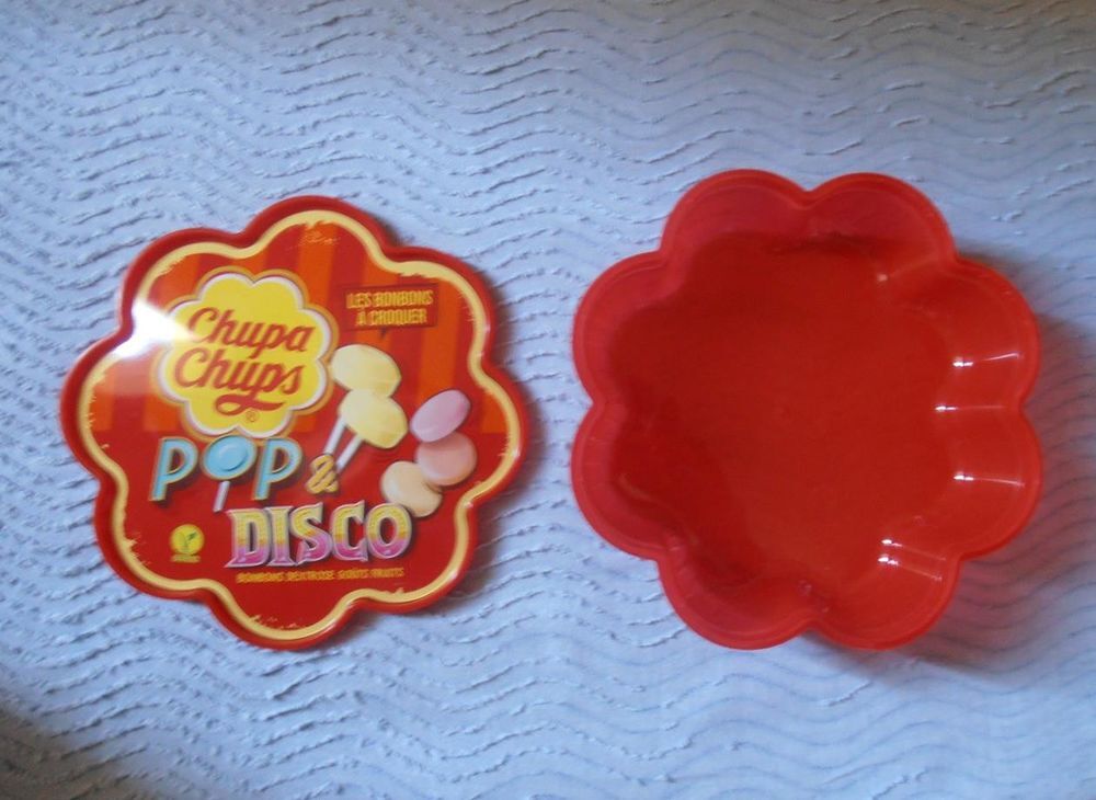 Bo&icirc;te publicitaire / de collection Chupa Chups rouge NEUF
