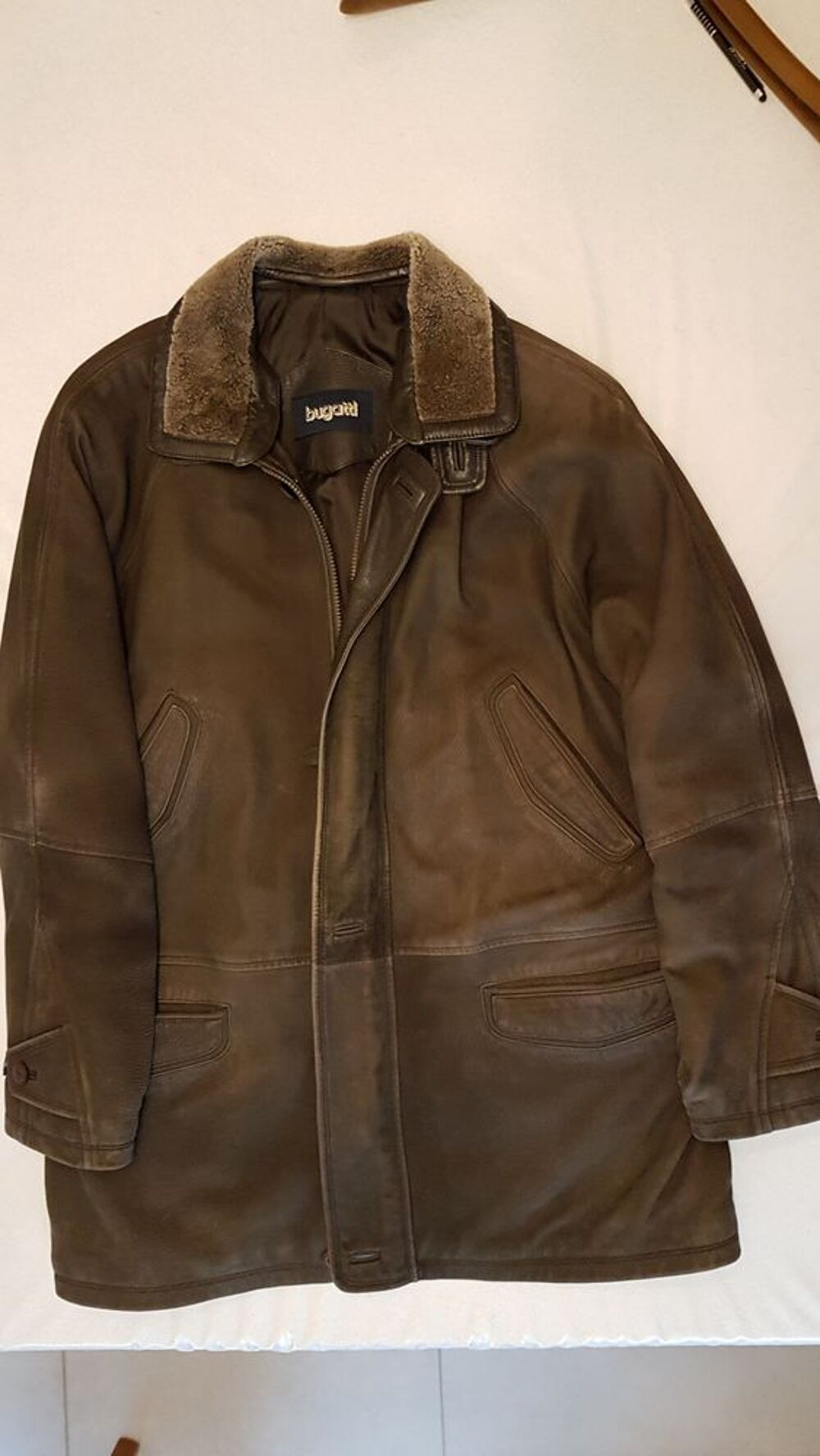 Manteau homme en peau Vêtements