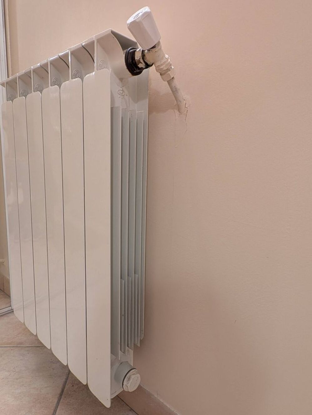 radiateur en fonte d'aluminium Blanc 6 &eacute;l&eacute;ments Bricolage