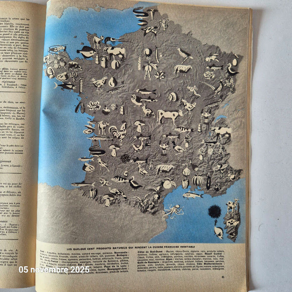 Revue R&eacute;alit&eacute;s f&eacute;mina Illustration n&deg; 134 de mars 1957 avec Livres et BD