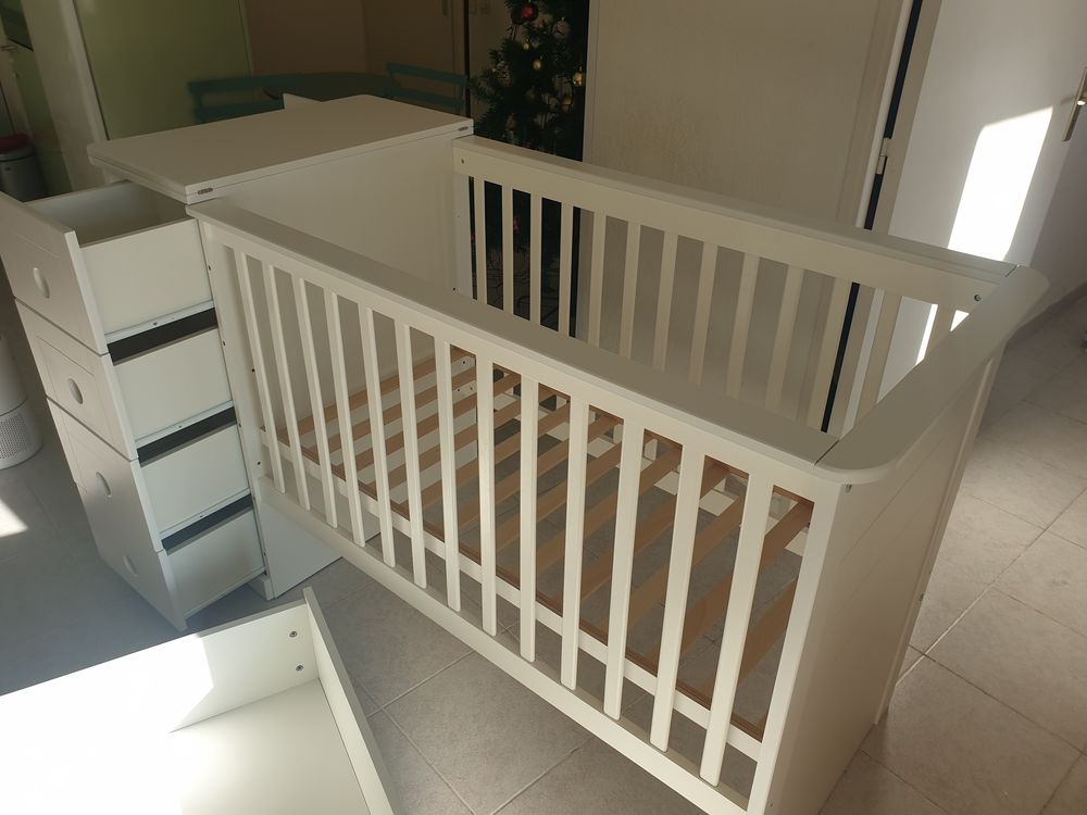 LIT B&Eacute;B&Eacute; COMBIN&Eacute; LUDO ? commode, armoire, table &agrave; langer Mobilier enfants