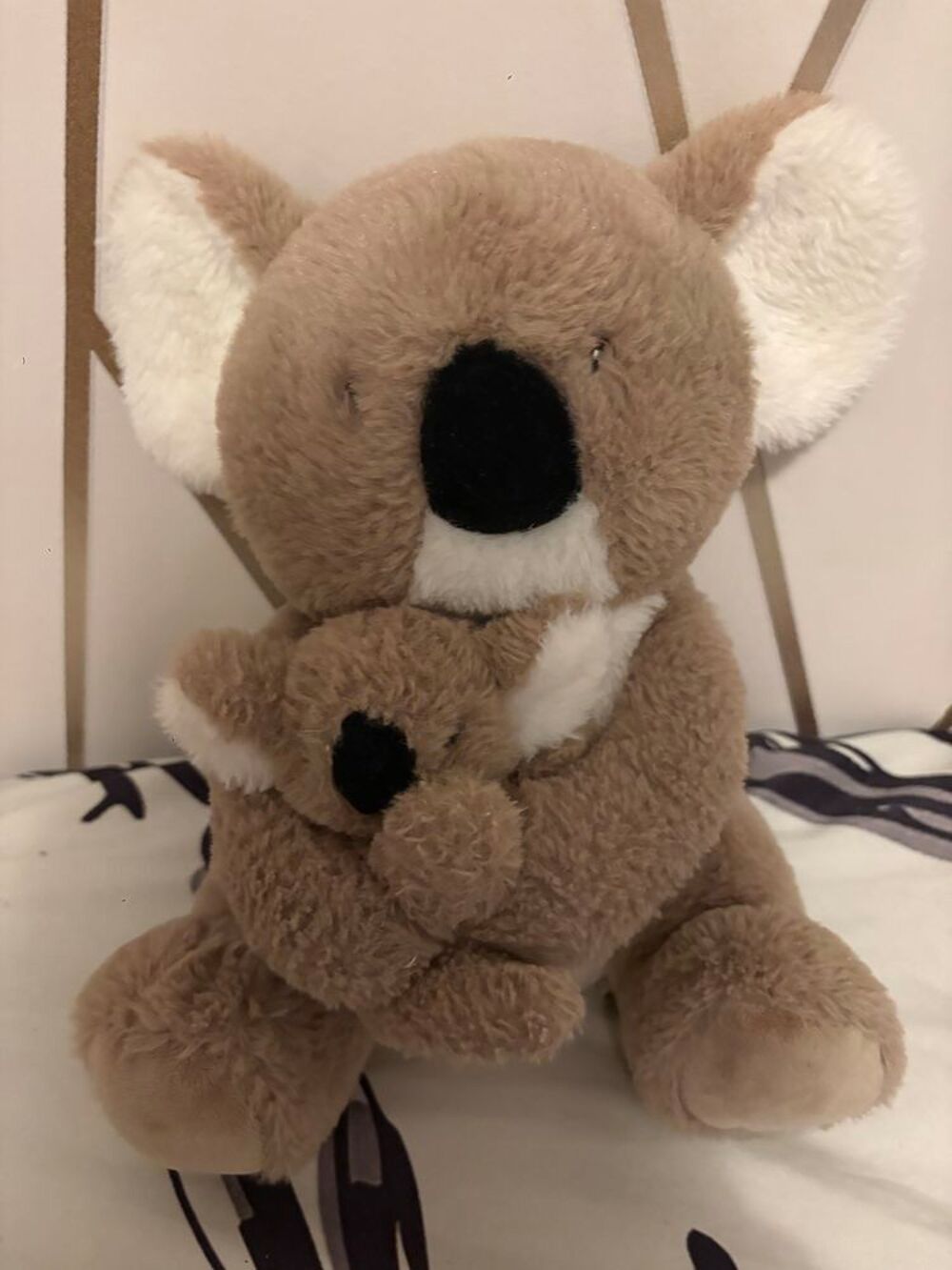Peluche koala Nicotoy avec son b&eacute;b&eacute; Jeux / jouets