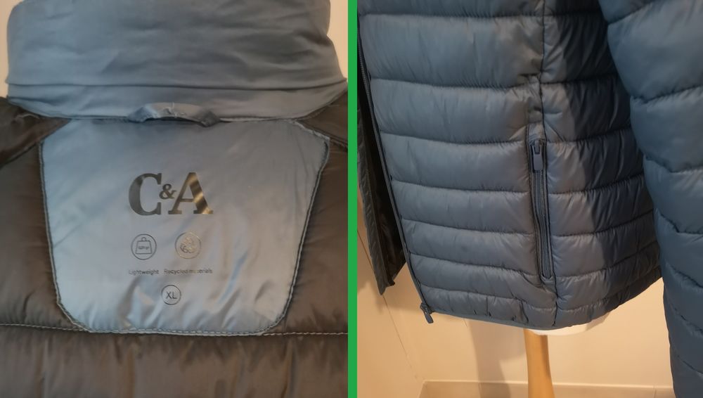 Doudoune Blouson Veste C&amp;A Bleu Neuf Vêtements
