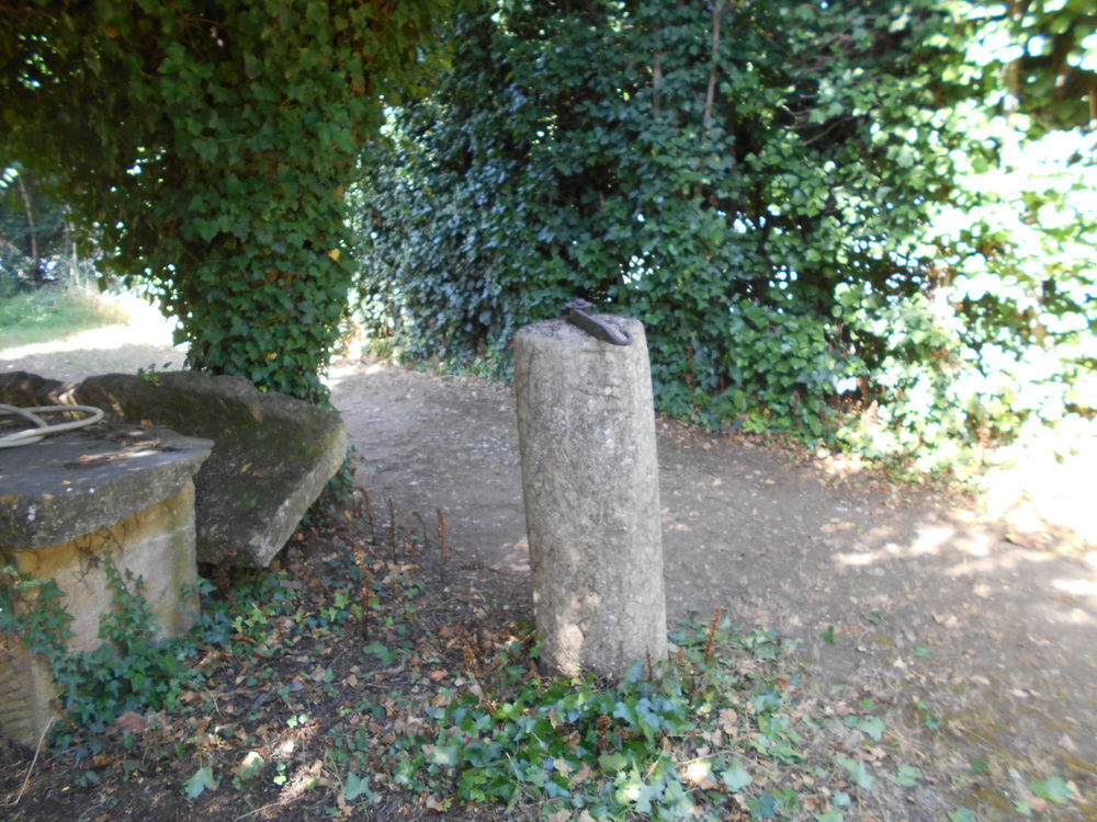 rouleau en pierre Jardin