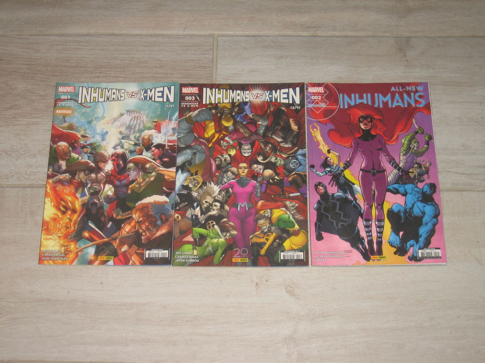 lot 3 comics INHUMANS marvel panini en fran&ccedil;ais Livres et BD