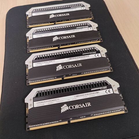 Ram Corsair 32Go dominator platinium 2400MHz 4x8go 165 Le Bourget (93)