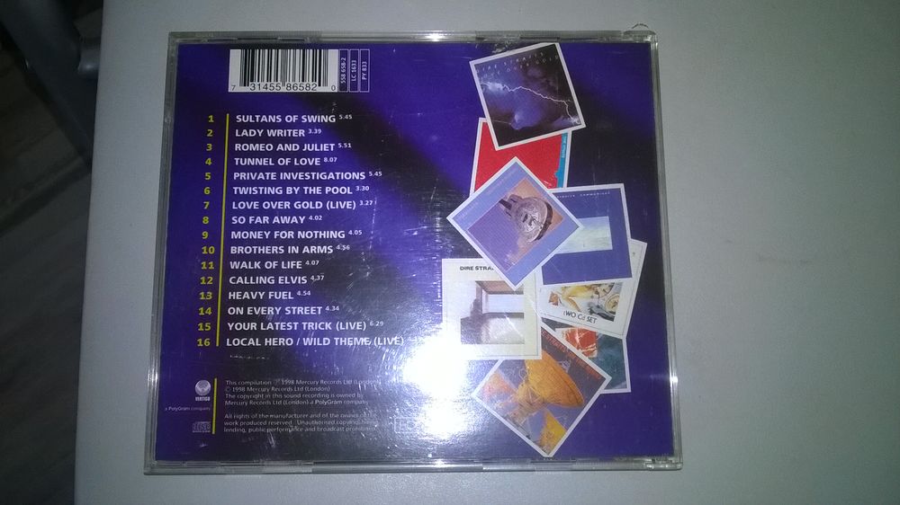 CD Sultans Of Swing 
Dire Straits 
1998
Excellent etat CD et vinyles