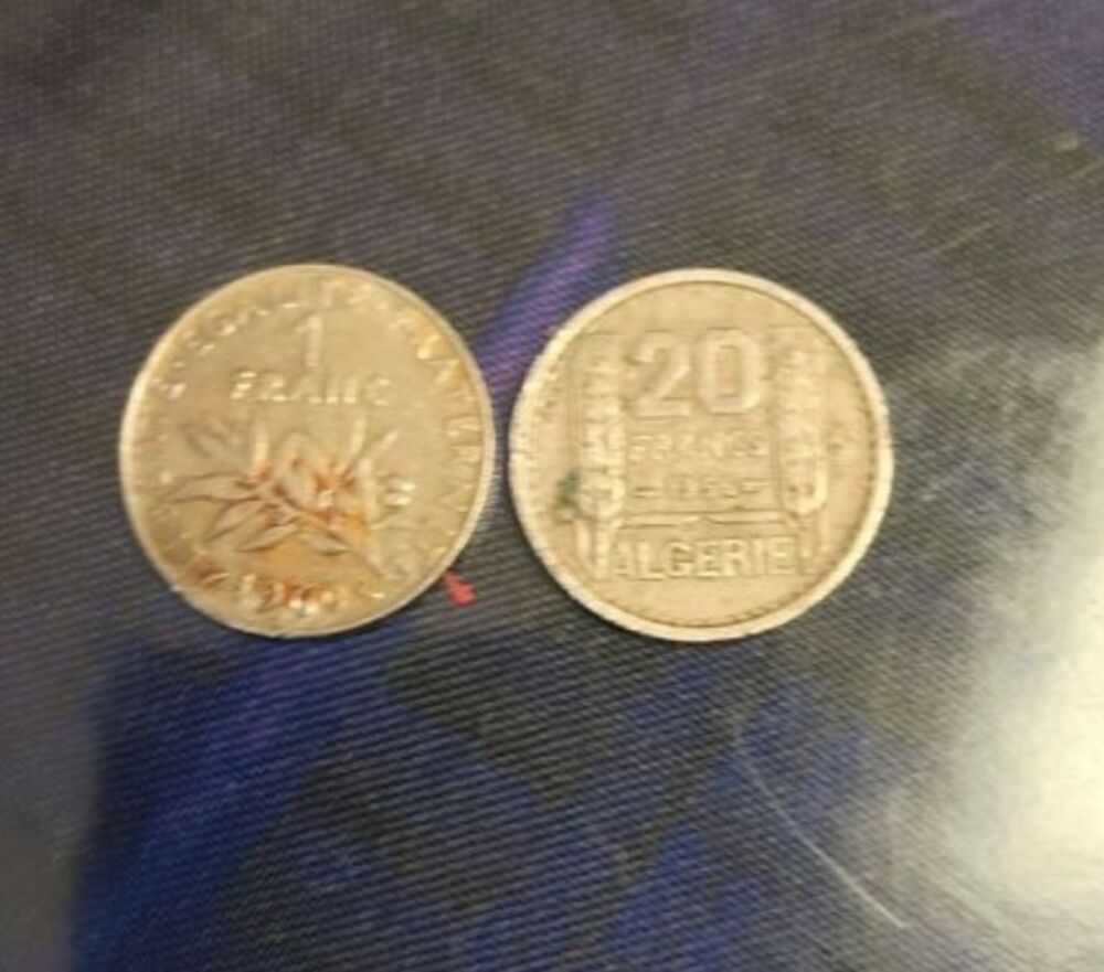 Pi&egrave;ces de monnaie Franc 