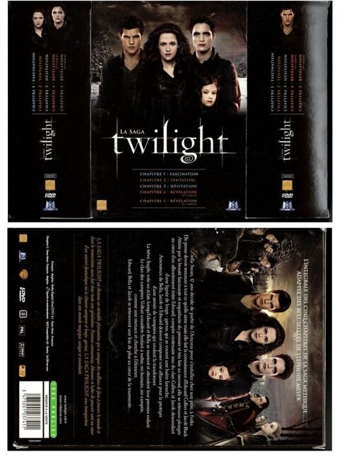 Twilight: Chapitres 1  5 - Coffret 5 DVD 25 Cabestany (66)