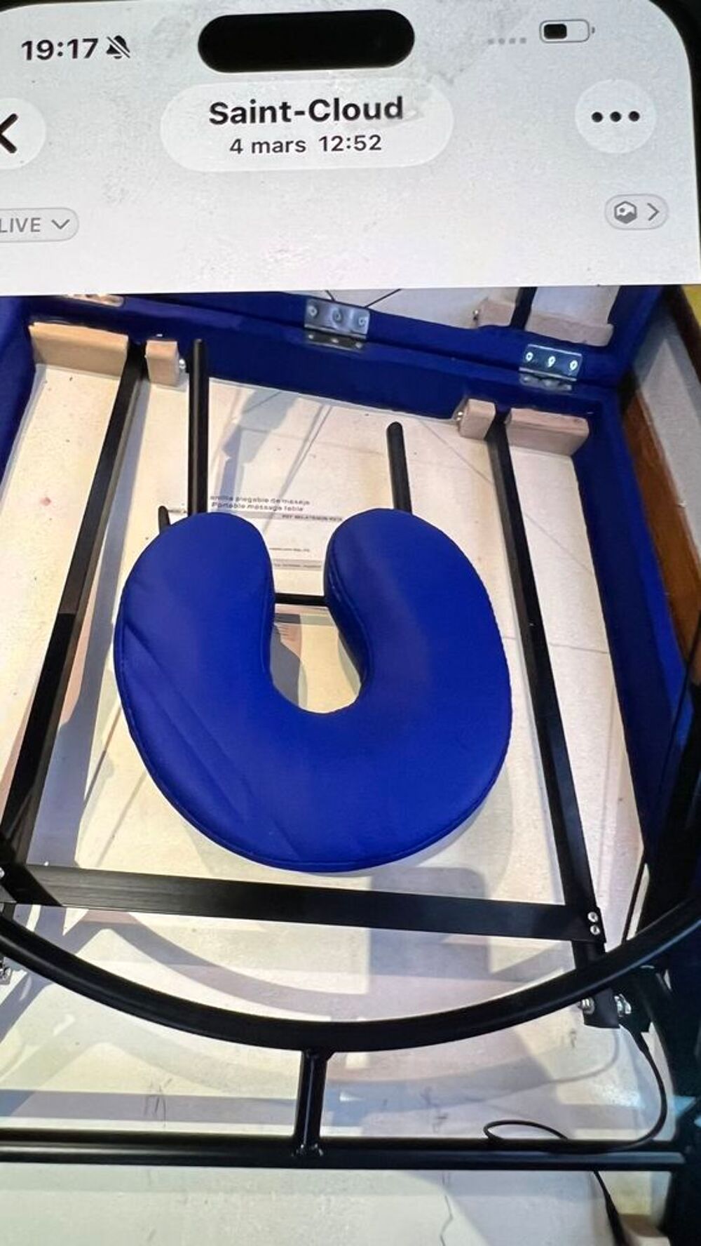 Table de massage confort PRO avec valise 
Jamais utilis&eacute; Sports