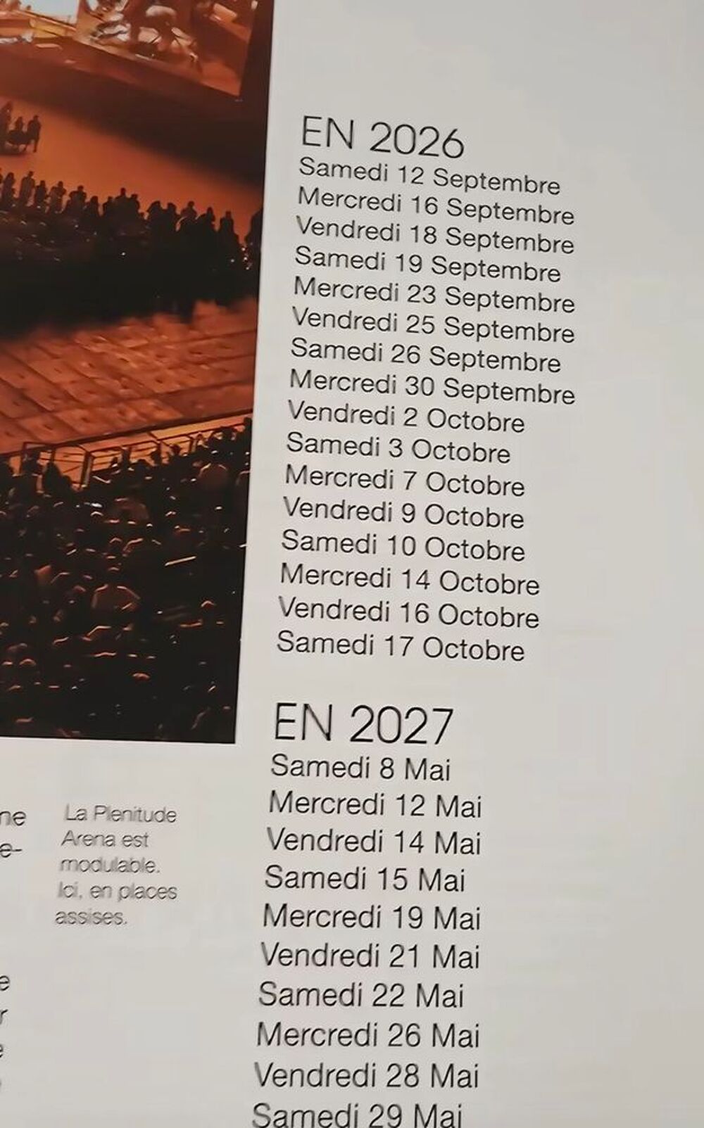 C&eacute;line Dion 14,16,17 Billetterie