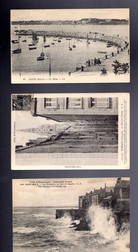 Saint Malo : lot de 5 cartes postales début 20e siècle 16 Argenteuil (95)