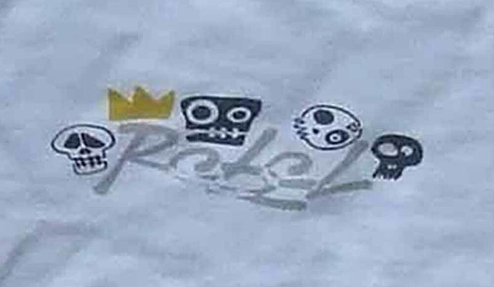 Tee-shirt manches courtes, blanc motif rebel, 12&nbsp;ans, TBE Vêtements enfants