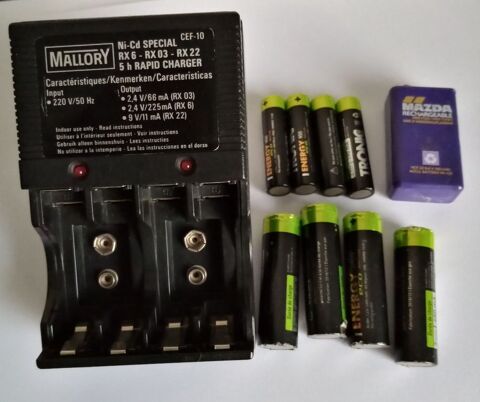Chargeur de Piles Batteries Rechargeables AA, AAA et 9 V  18 Rennes (35)