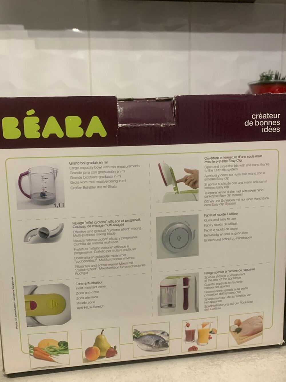 Robot cuiseur b&eacute;b&eacute; Puriculture