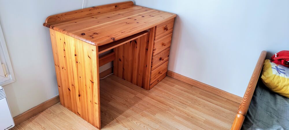 Bureau informatique pin massif Mobilier enfants
