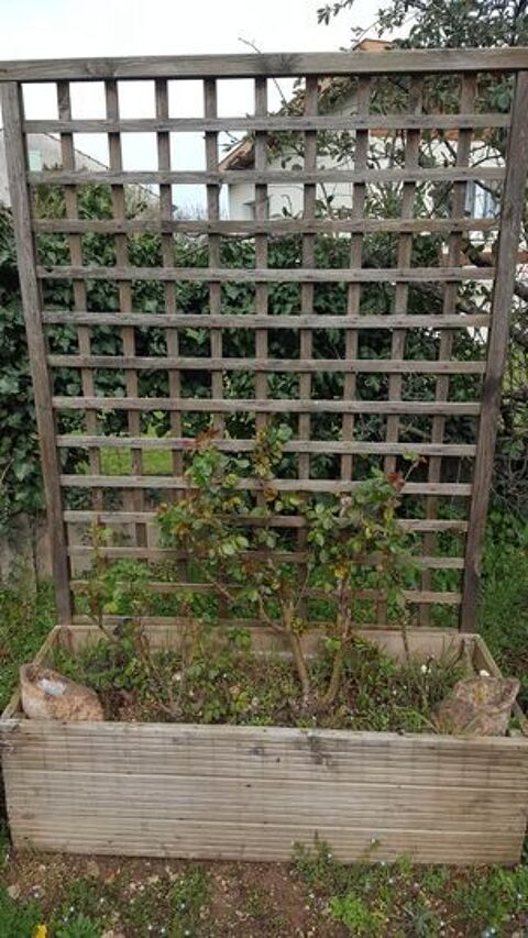 Grande Jardinire avec treillis plus rosiers N1189 80 Beaune (21)