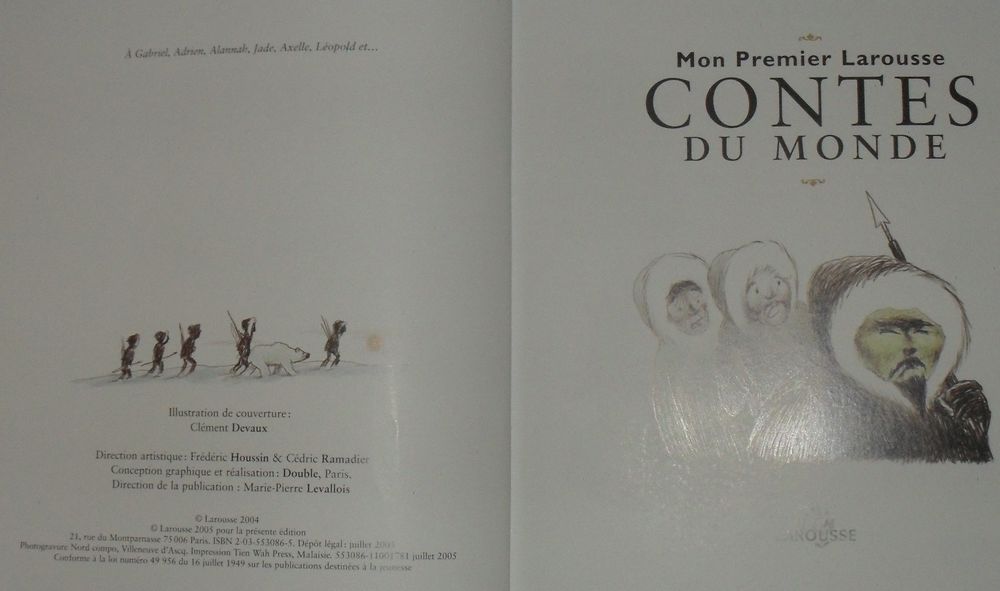 CONTES DU MONDE, MON PREMIER LAROUSSE Livres et BD