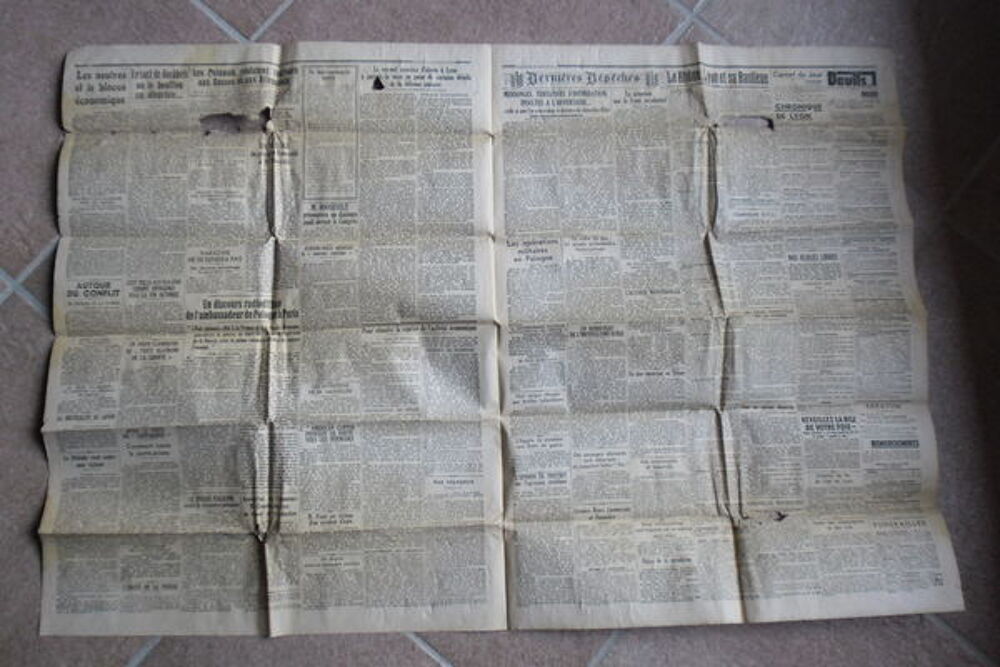 Journal le Nouvelliste du mercredi 20 septembre 1939 