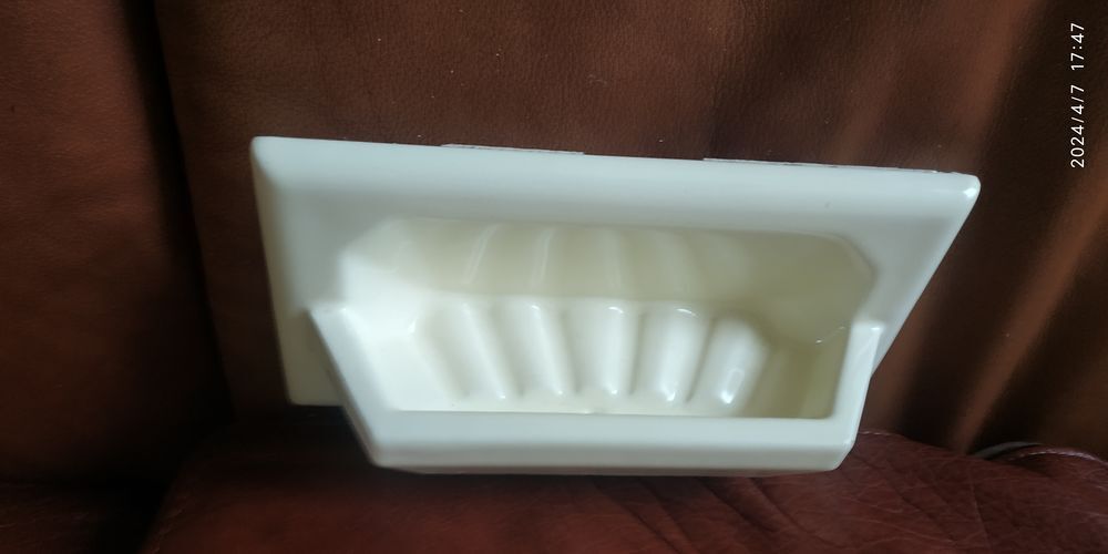 Porte savon ancien &agrave; sceller 23.5 cm x 12.5 cm Bricolage