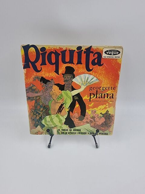 Vinyle 45 tours Riquita : Georgette Plana Le Tango de Manon 2 Vulbens (74)