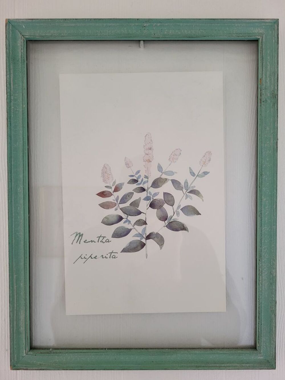 Sous-verre : trois fleurs. Décoration