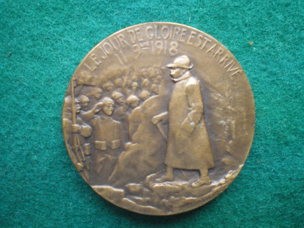 M&eacute;daille de Georges Cl&eacute;menceau. 