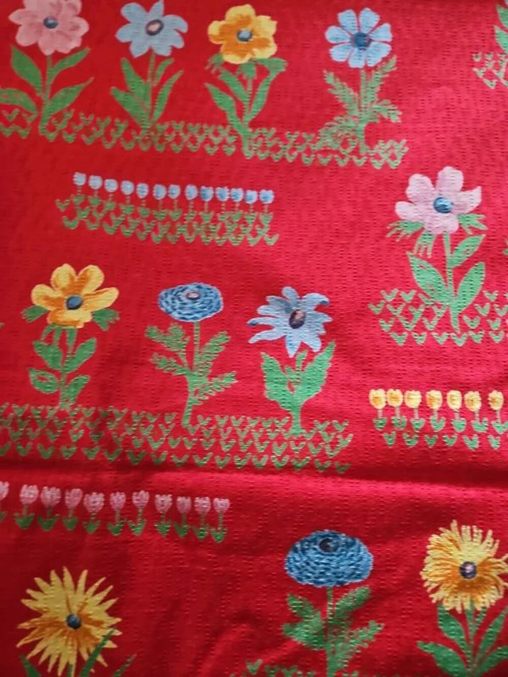gros m&eacute;trage de ce tissu boussac romanex coton &eacute;pais Décoration
