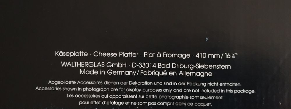 Plateau &agrave; fromage en verre Cuisine