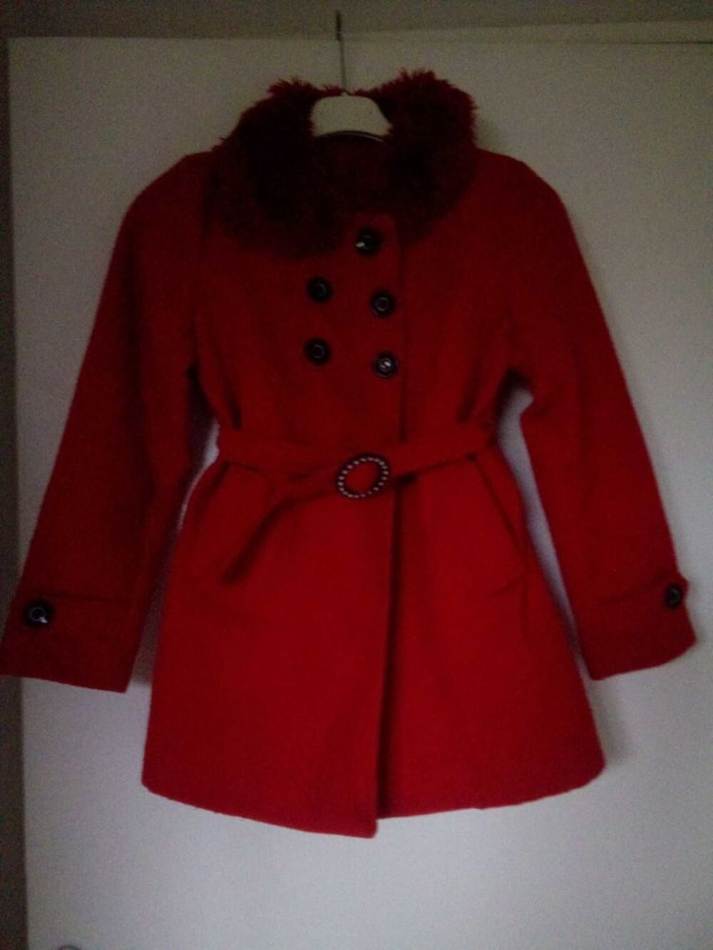 manteau rouge 12 ans Vêtements enfants